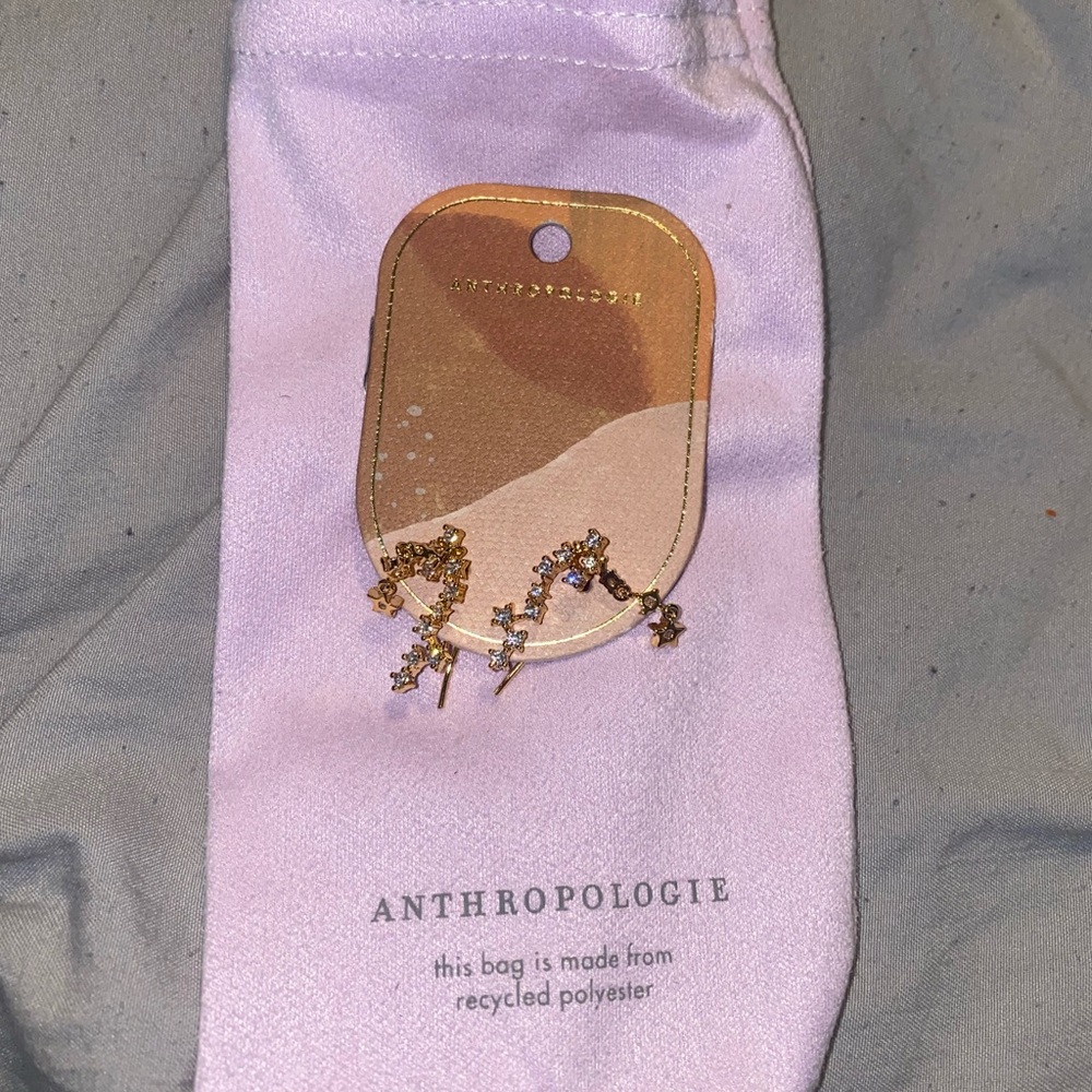 Constellation Anthropologie Earrings with bag